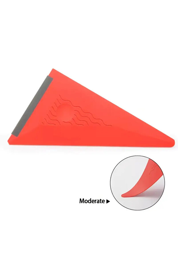 Red Scraper Automotive Film Sticking Tool, Silicone Soft Scraper, Film Pasting Construction Scraper,