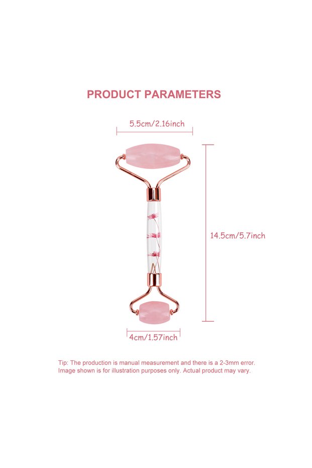 pink Natural Jade Roller Massager for Face Roller Face Massager Women Facial Beauty Skin Care Tools