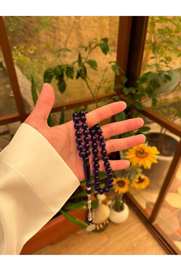 سبحة شفق البنفسج ✨ - 45 خرزة - بنفسجي ملكي ✨