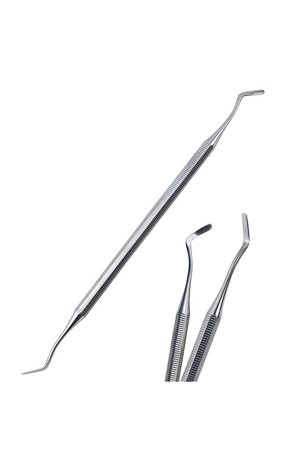 1pc NO.2 1pc Dental Filling Tool Restoration Spatula Double Ends Stainless Steel Composite Filling R