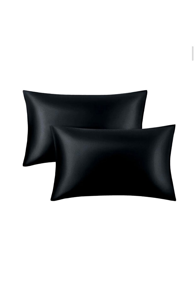 Satin 2 Pieces 50X70 Pillowcases Curly Hair Girls