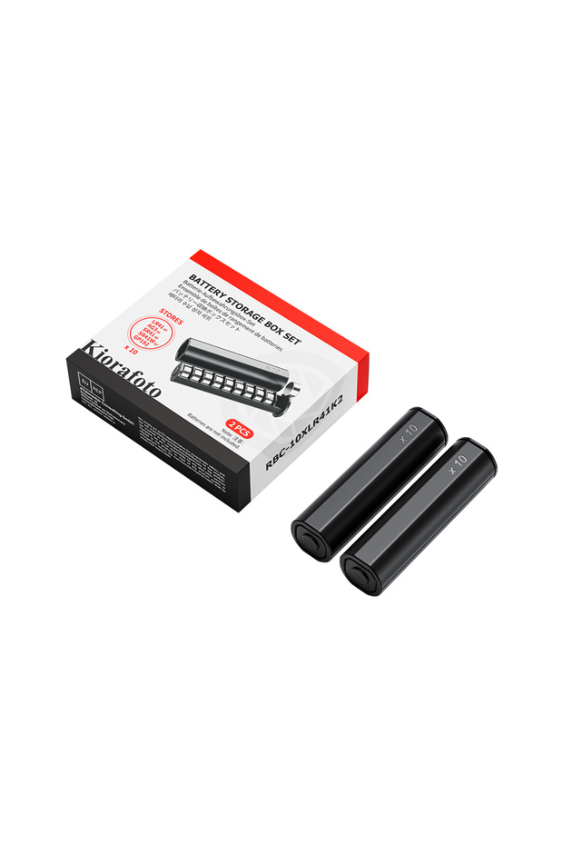 2 Pack 2 Pack LR41 Coin Battery Storage Box Organizer For 20x LR41/AG3/SR41/192/384/RW87/SR41W/GP192