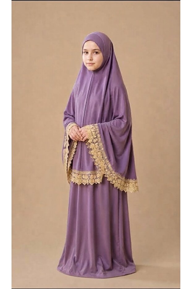 Girl's Prayer Set – 2-Piece Worship Set with Headscarf