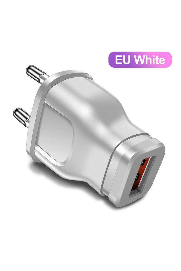 EU Plug White USB Charger Port Power Supply Charger 5W 1A Wall Chargers Small Power Adapter For Iph