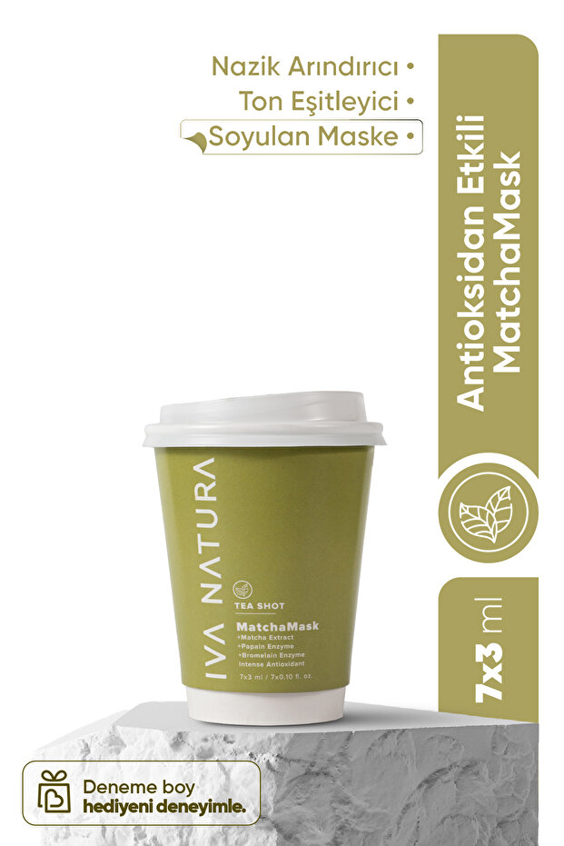 Matcha Extract Face Mask Enzyme Supported – Purifying & Balancing Care – 75 ml
