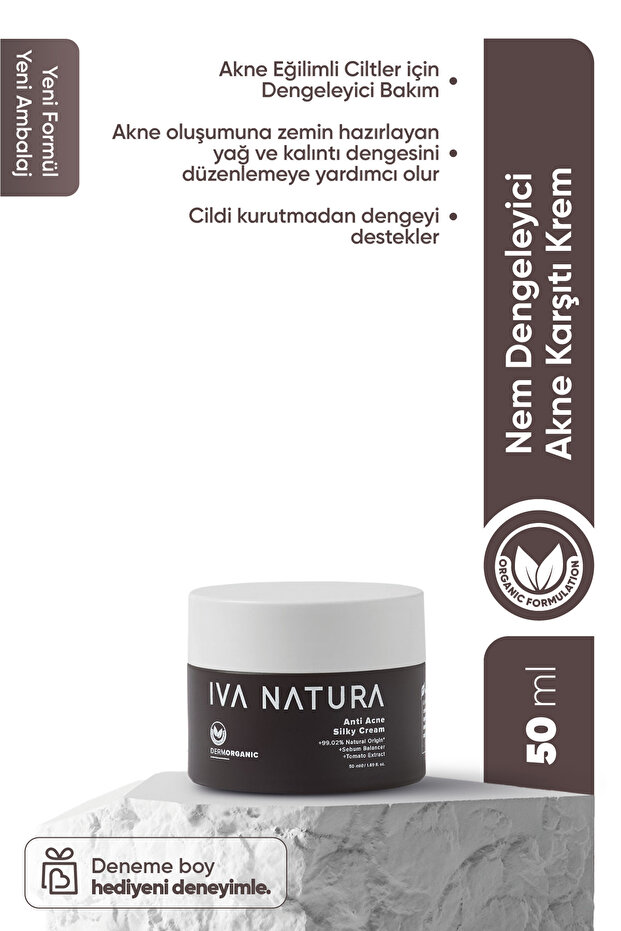 Anti-Acne Tea Tree Extract Cream Organic Certified 50ml