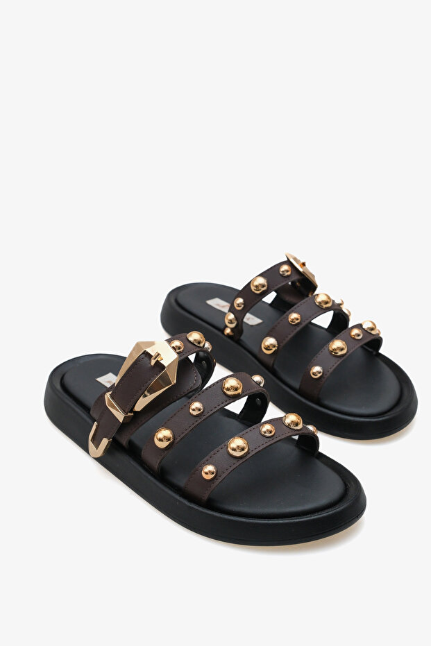 Nadia Women's Slippers - Brown