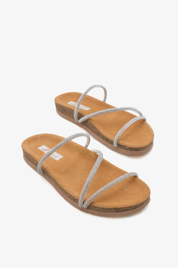 Nicole İnna Women's Stone Slippers
