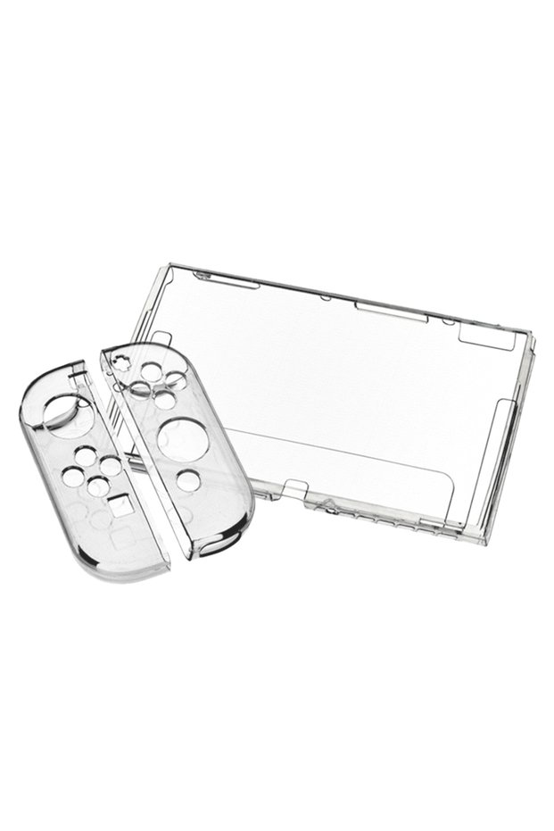 جراب حماية شفاف ناعم من مادة TPU من Clear Data Frog لجهاز Switch OLED