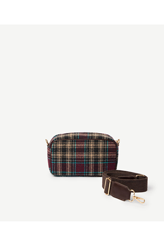Fabric Piping Crossbody Bag