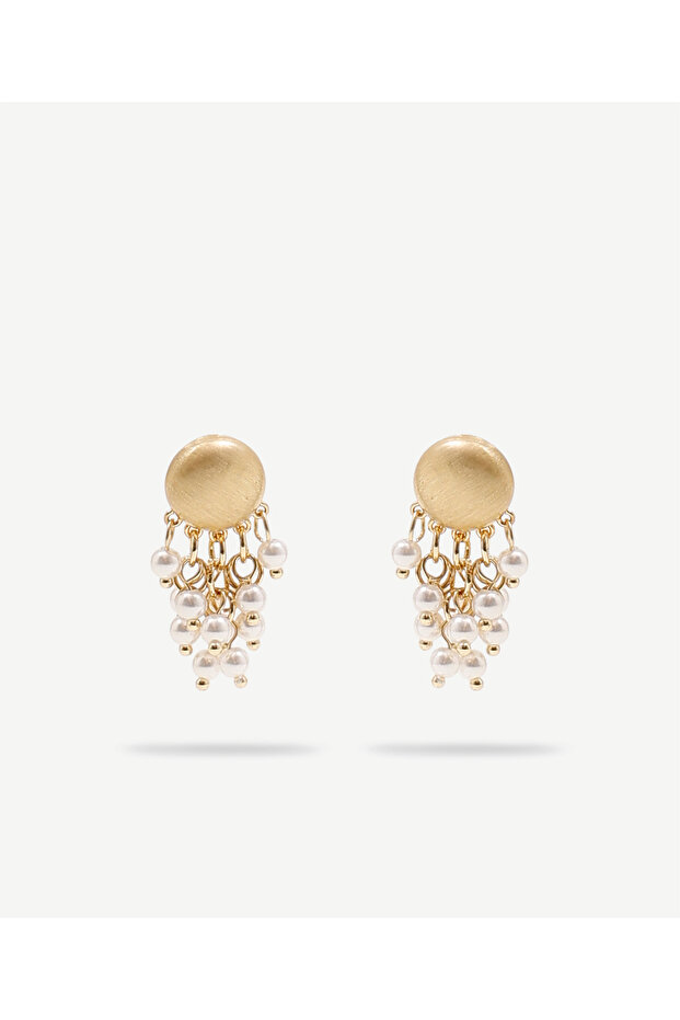 Acrylic Pearl Detailed Earrings