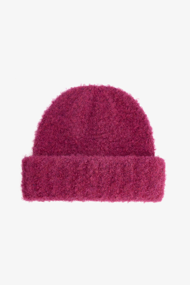 Fuchsia Reneta Soft Textured Beanie