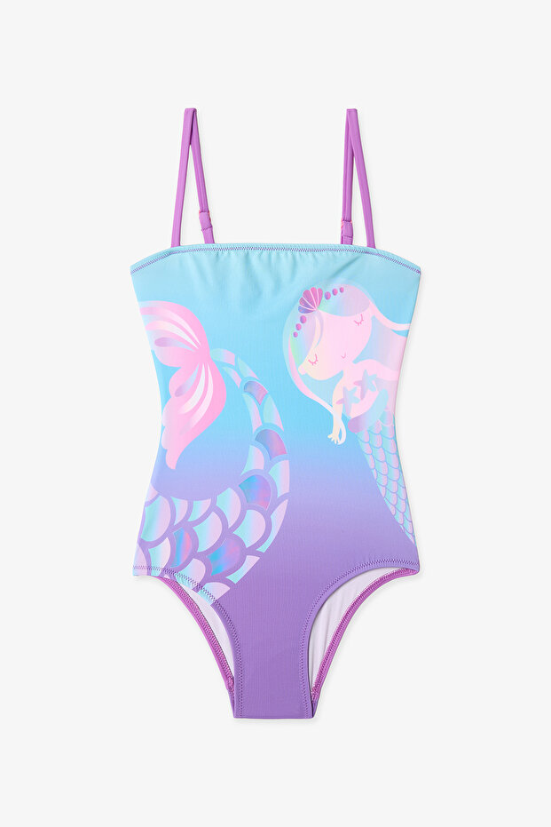 Girl's Shiny Mermaid Swimsuit