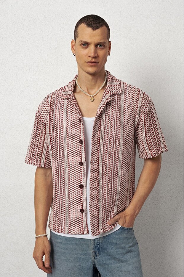 Ethnic Knitwear Men's Shirt