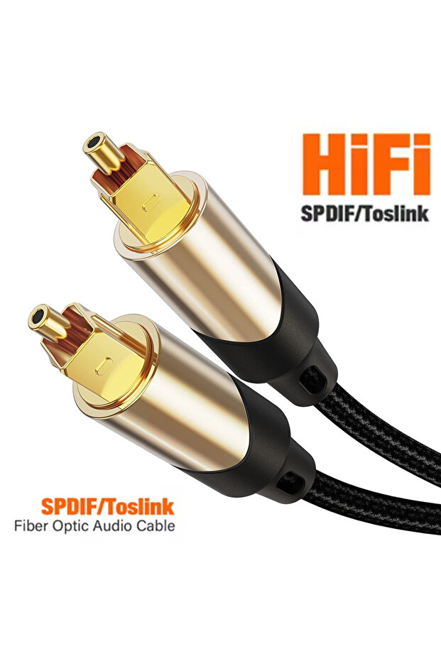 كابل صوت رقمي بصري بطول 5 متر، كابل صوت رقمي محوري HIFI Toslink SPDIF بطول 3 متر و5.1 قناة