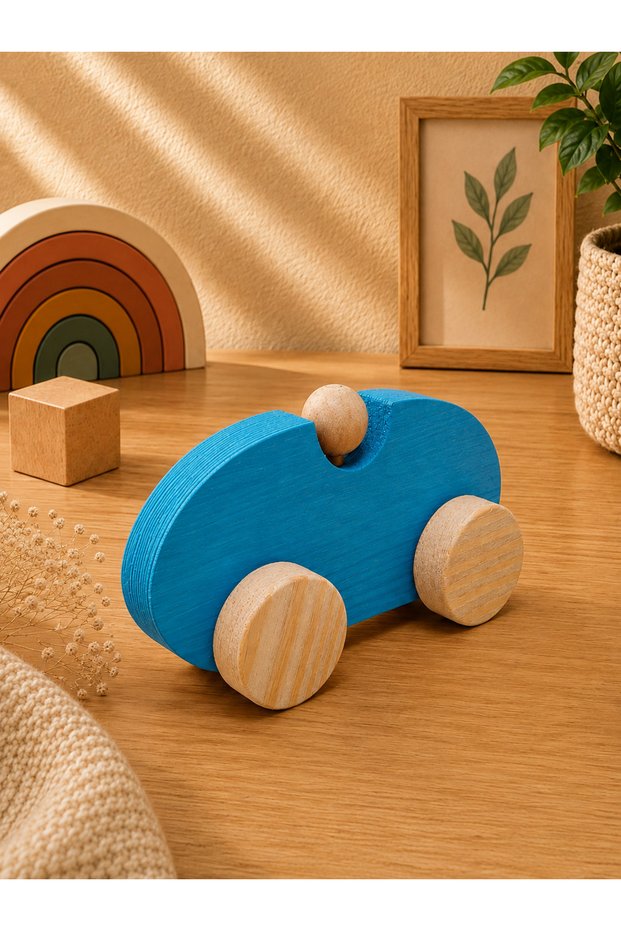 Wooden Honey Toy Car Natural Handmade Toy