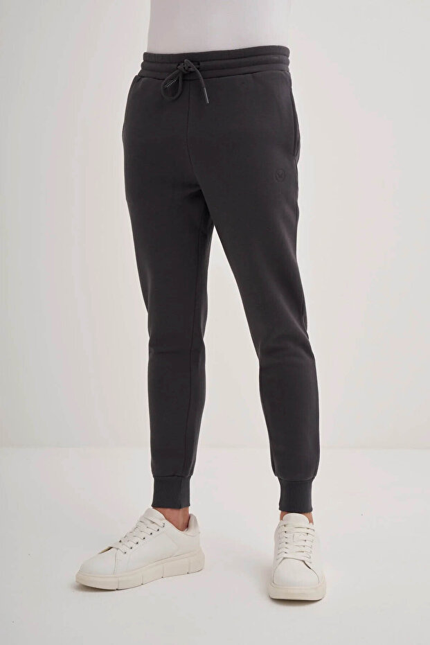 Slim Fit Anthracite Men's Sweatpants 86010