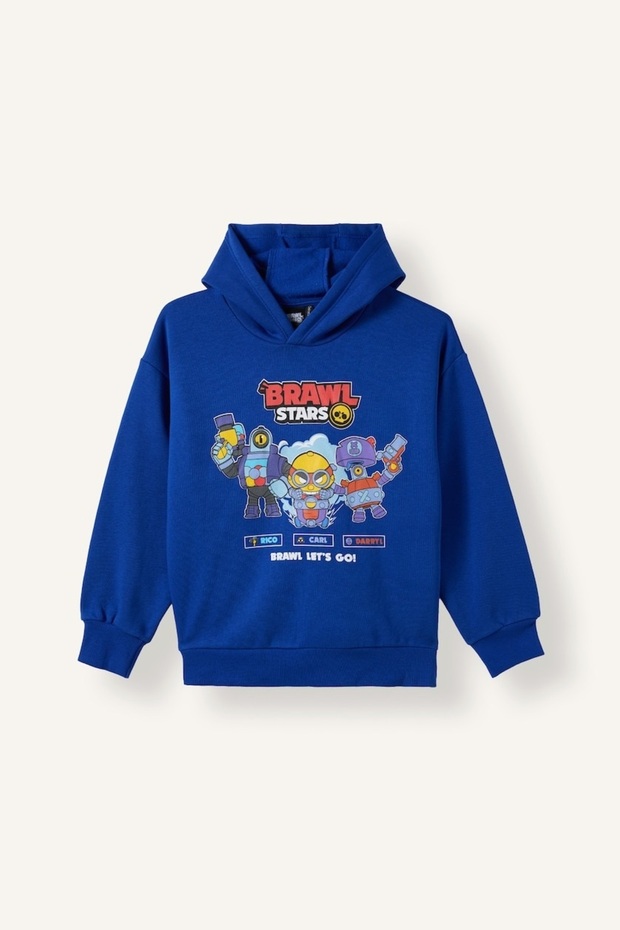 Brawl Stars Crew Neck Soft Fleece Thick Sweatshirt for Boys I3119A826Wn