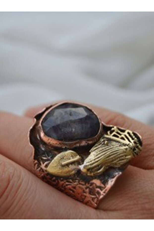 Special Design Ring with Amethyst Stone -