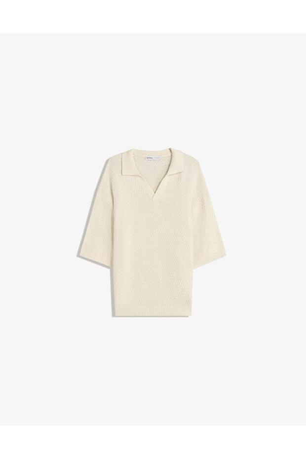 Tricou, bej - XL