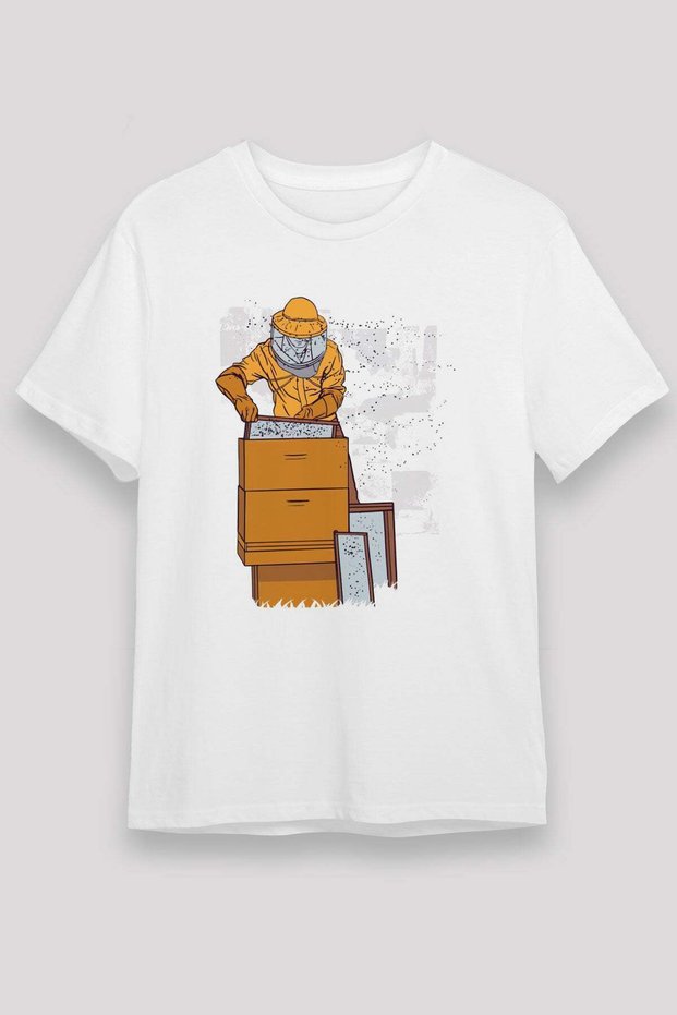 Beekeeper White Unisex T-Shirt T-Shirt