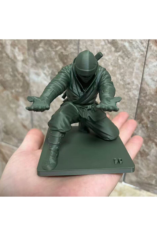 green with Base Ninja 3D Printed Desktop Organizer Pen Holder Multi-Functional Pen Stand Creative Gi
