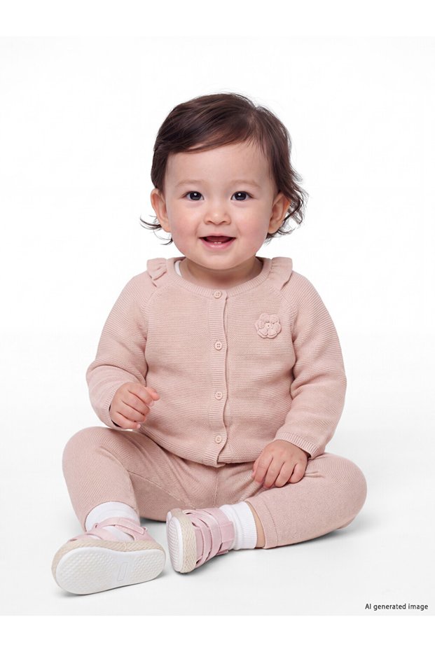 Quality Pieces from Çelebi Store Baby Girl Knitwear Cardigan and Pants