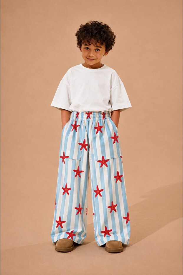 Sea Star Unisex Kids 100% Cotton Pants 4 Seasons