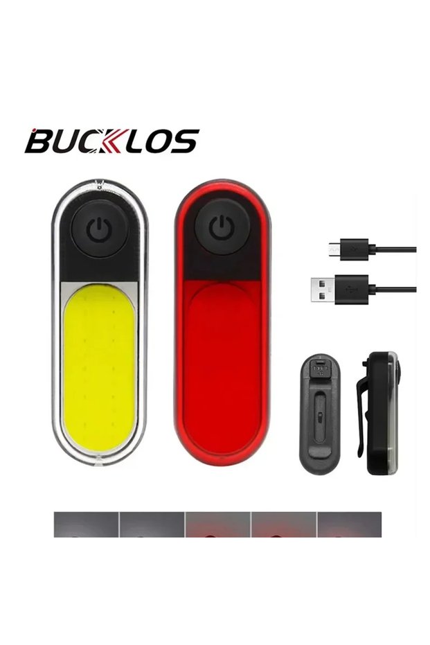 M2-PAIR-COB Bicycle COB Light Set USB Charging High Visibility Taillight 500lm MTB R
