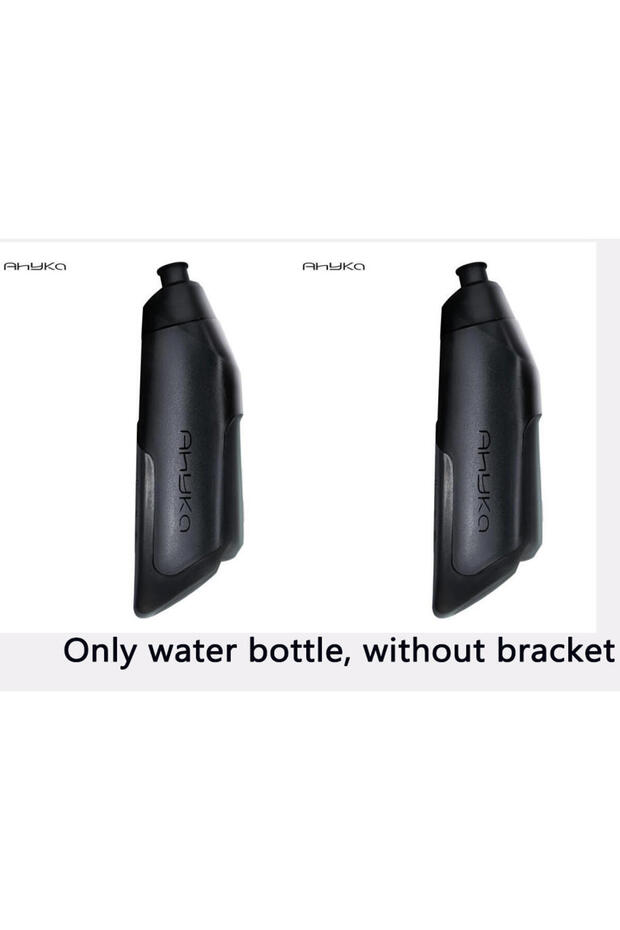 2No bracket BLACK AhyKa Aerodynamic Bike Water Bottle 600ml Lightweight Road Bike Cycling Water Bott