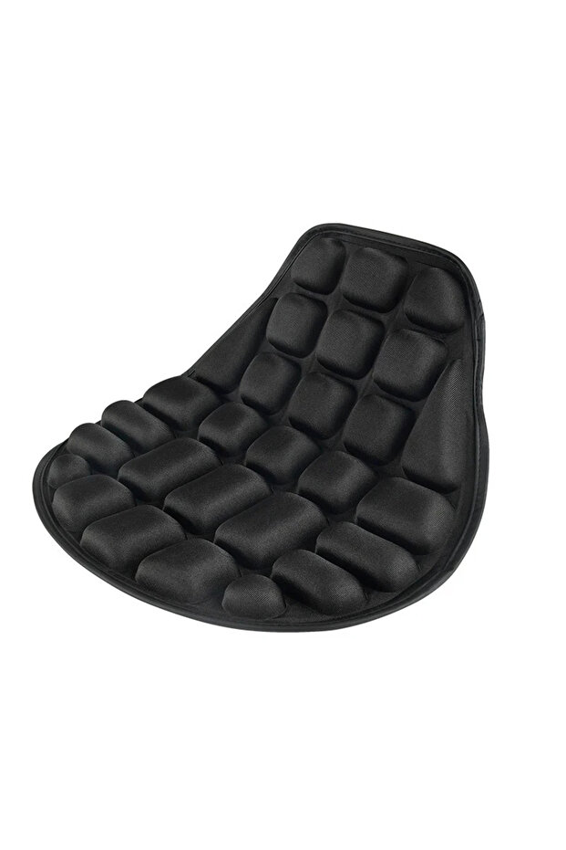 Black Motorcycle 3D Seat Cushion Black Foam Soft Comfortable Breathable EVA Seat Covers Mats Motorcy