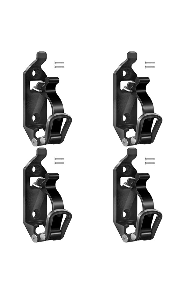 black 4PCS 2 4PCS Wall Mounting Tool Bracket Shovel Ax Quick Release Clamp for Car RV Boat Home Acce