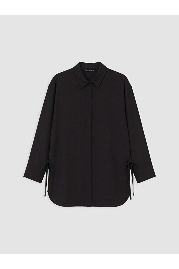 Drawstring Women's Shirt Tunic