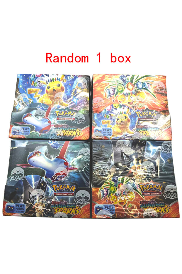 Random 1 box 360Pcs Pokemon Card Prismatic Evolutions PHANTASMAL FLAMES Scarlet Violet 151 Bl