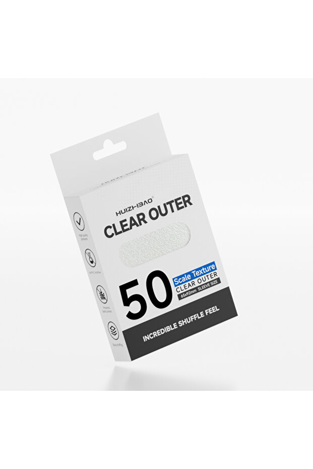 Scale Texture 50pcs 68.5x94mm/65x92mm Premium Clear Matte double Card Sleeves Trading Holder TCG Car