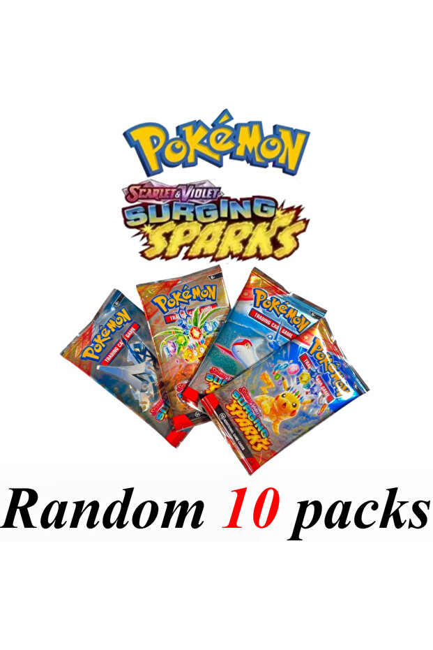 SURGING -10 bag Pokémon Cards 9+1 Per Pack TCG Mega Evolution Phantasmal Flames Booster Box Trading