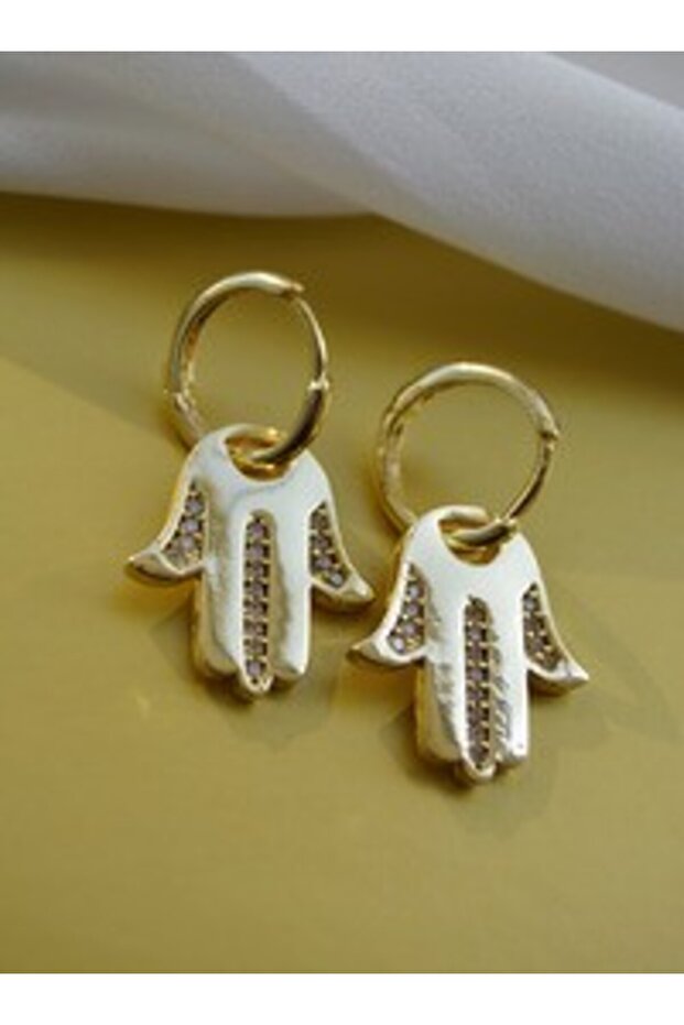 Amsa Hand Earrings - Multicolor -