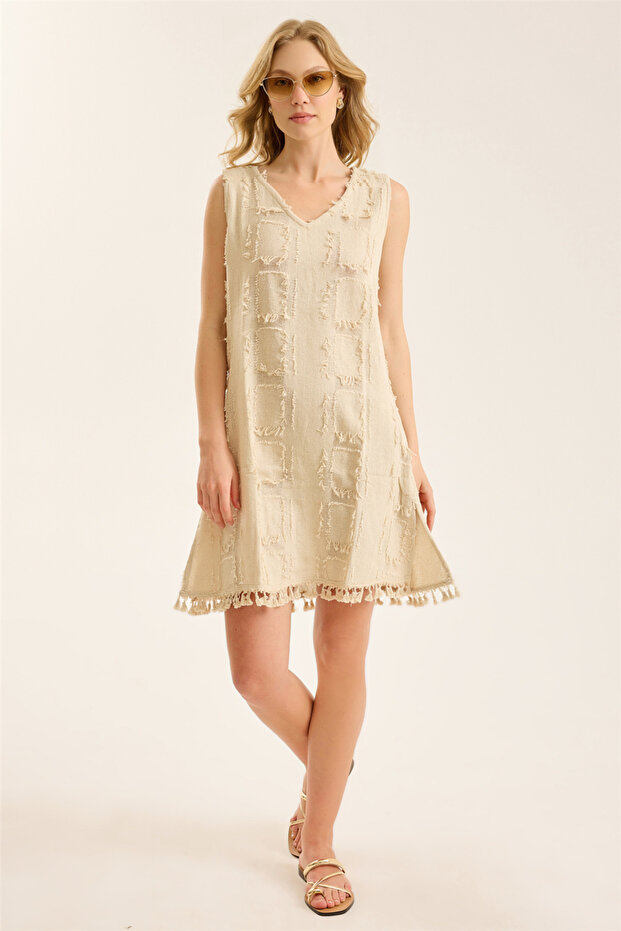 Flounce Motif Dress