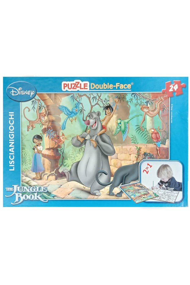 The Jungle Book Double Face 204 Paintable Children's Puzzle