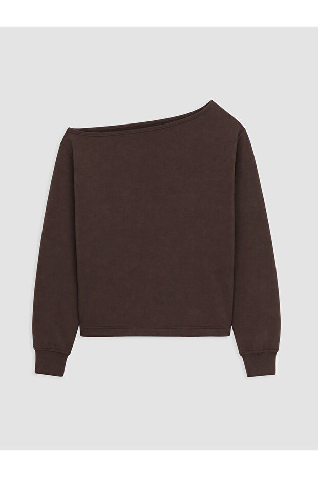 I Wide Roba Collar Soft Touch Women's Sweatshirt from Freezen Store