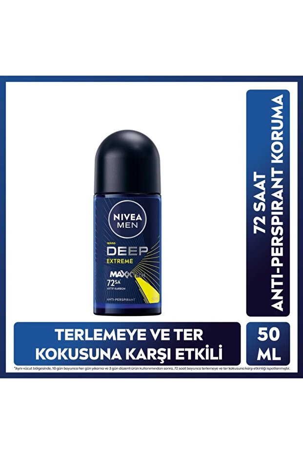 Men Deep Roll-On Deodorant 50Ml - Extreme