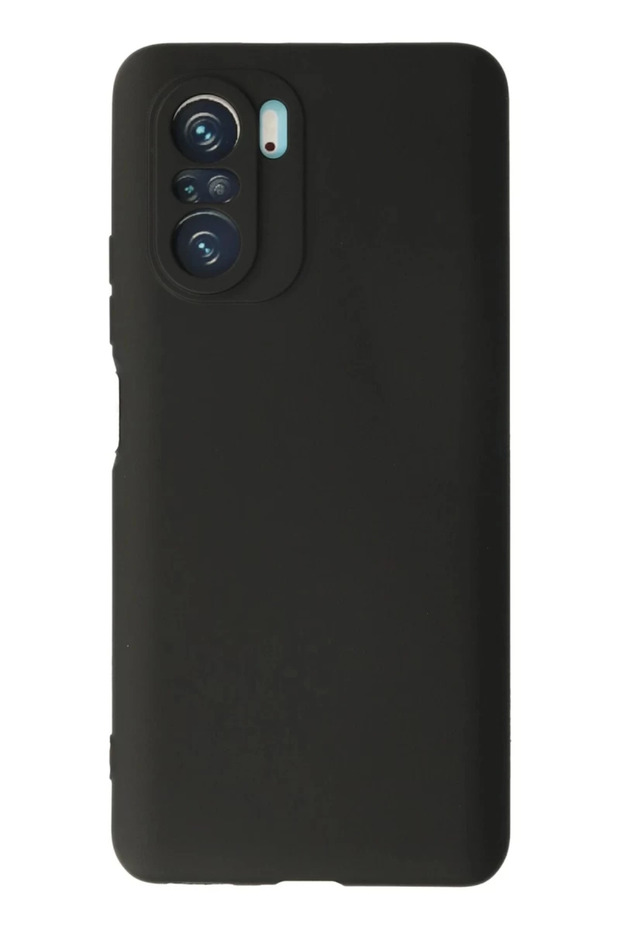 غلاف هاتف Xiaomi Poco F3 مصنوع من السيليكون الأول - أسود
