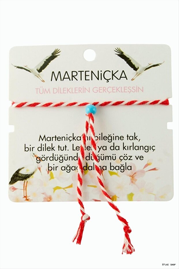 Ilkestor Blue Beads (201543) Marteniçka Bracelet