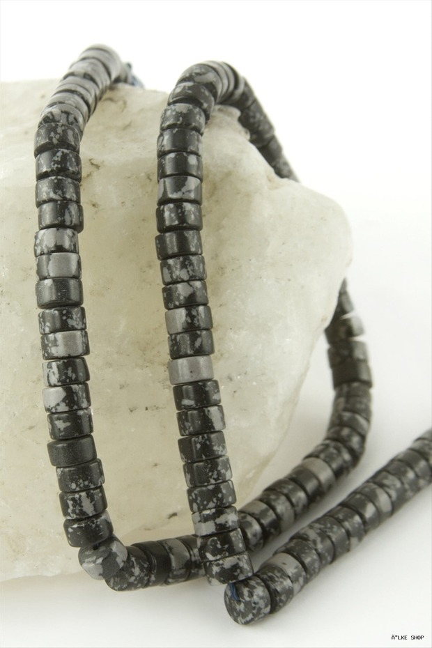 Ilkestor 6 mm Obsidian Disk (201227) Stone Black