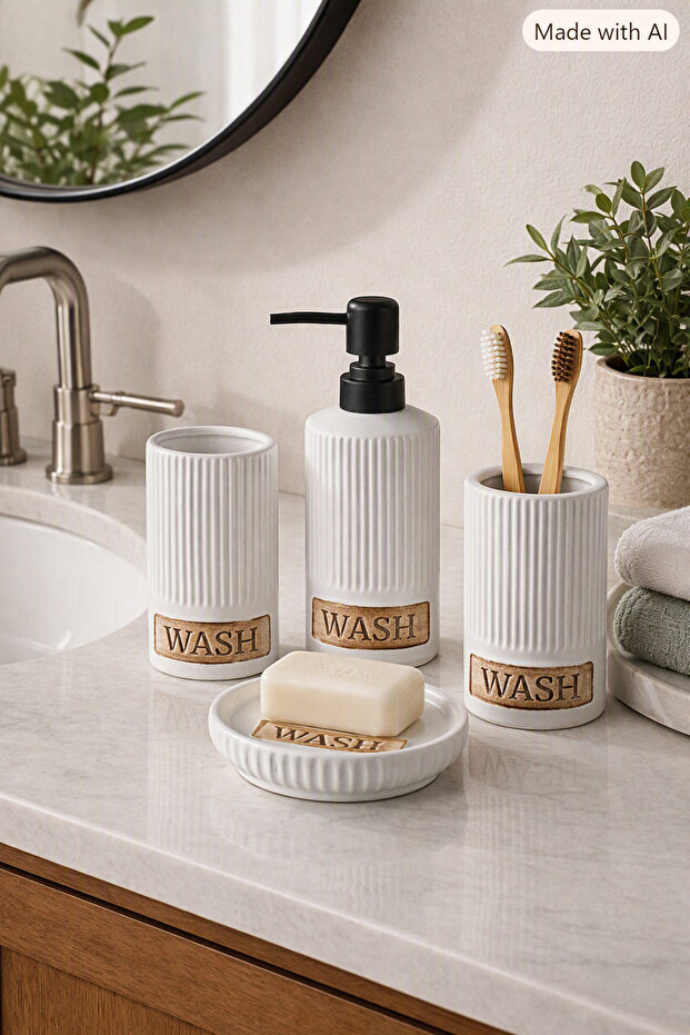 4 PARÇA BANYO SETİ