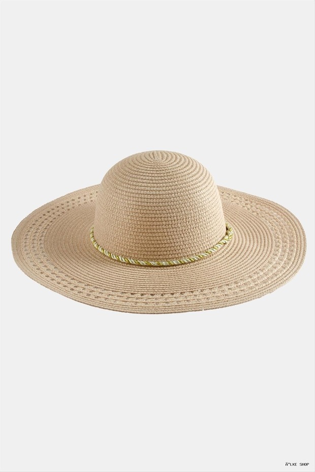 Ilkestor Braided Straw Hat (205351) Powder Color