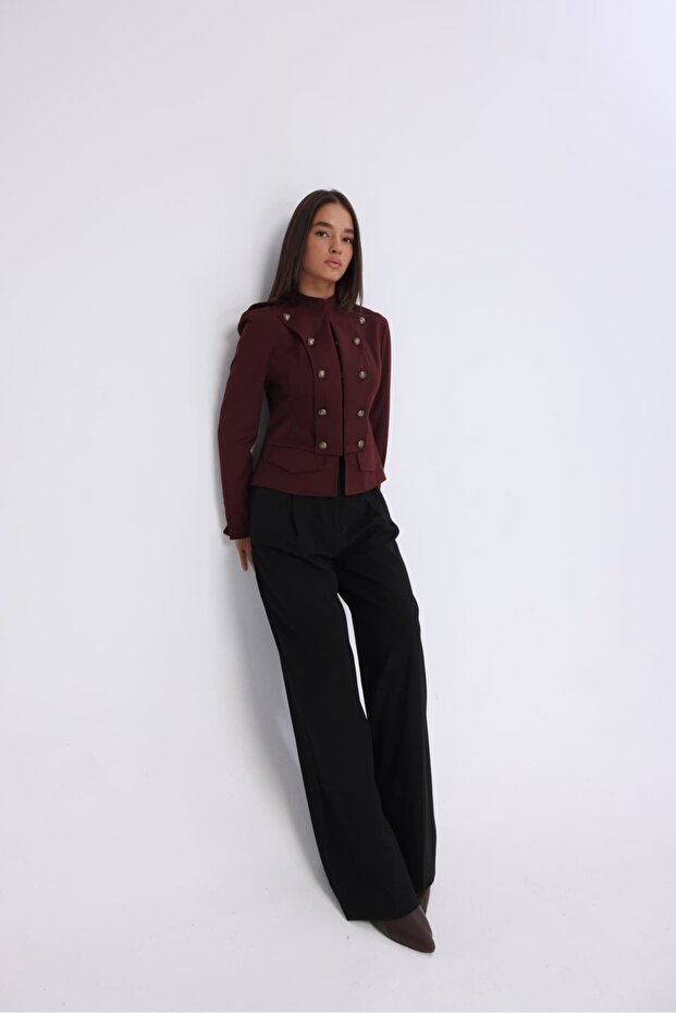 Black High Waist Wide Leg Pants