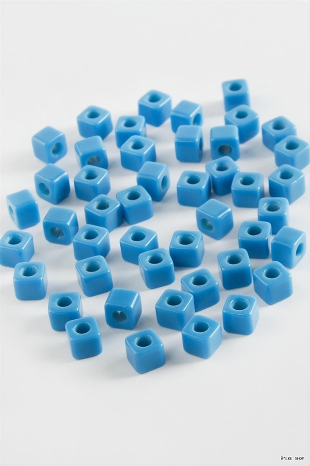 Ilkestor Acrylic Beads 1 Piece 6 (232210) mm Blue