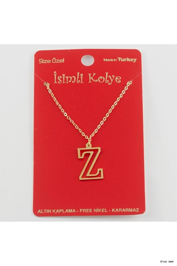 Ilkestor Solid Brass Letter Pendant (234434) Z