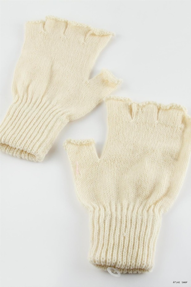 Ilkestor Cut-End Gloves (232935) Cream